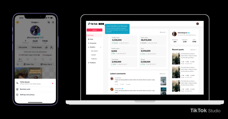 TikTok Studio, una nueva app dedicado a los creadores de contenido