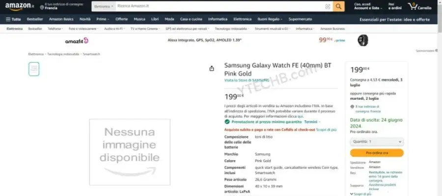 Galaxy Watch FE