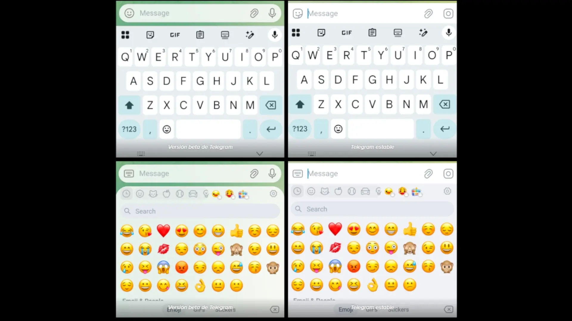 La nueva interfaz Liquid Glass en Telegram para Android parece ser una realidad