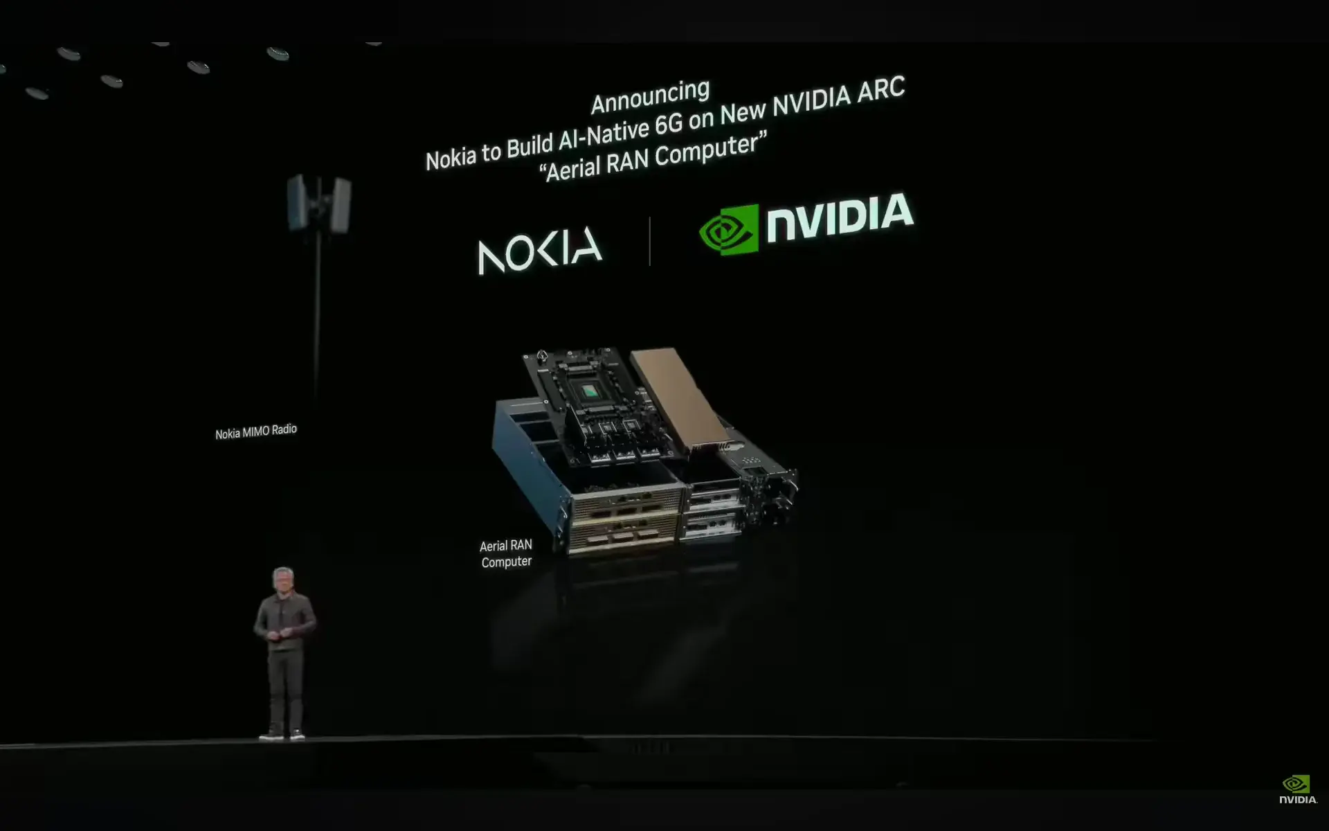 El software RAN 5G y 6G para la conectividad entre Nvidia y Nokia