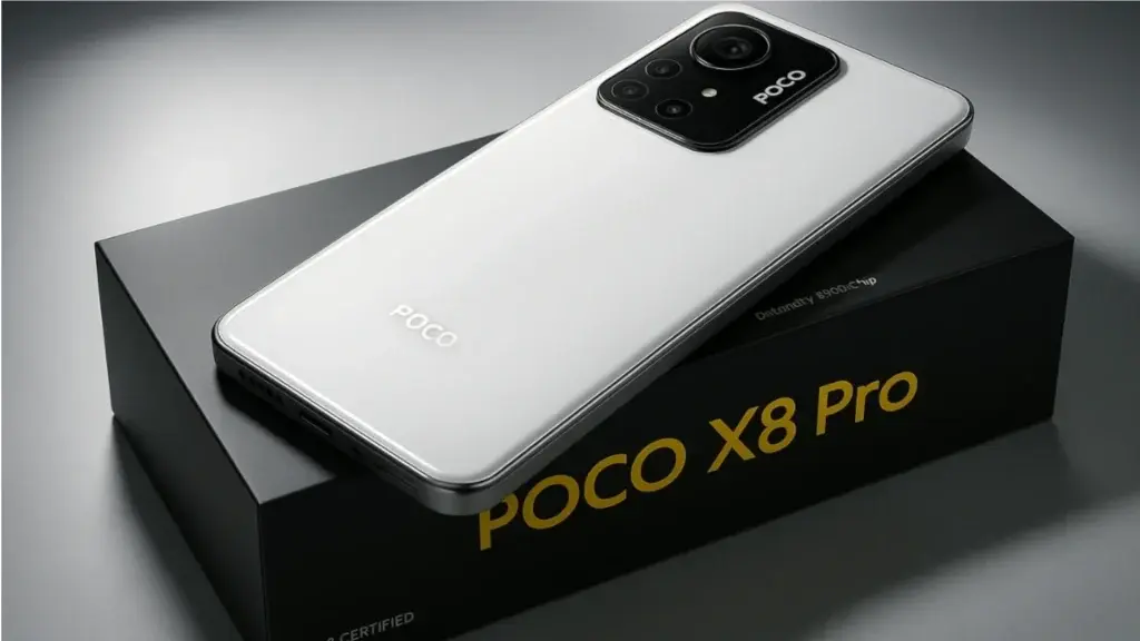 Se filtra el POCO X8 Pro: batería enorme de 9000 mAh, lector de huellas ultrasónico y más