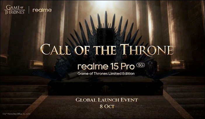 Evento del Realme 15 Pro Game of Thrones Edition 