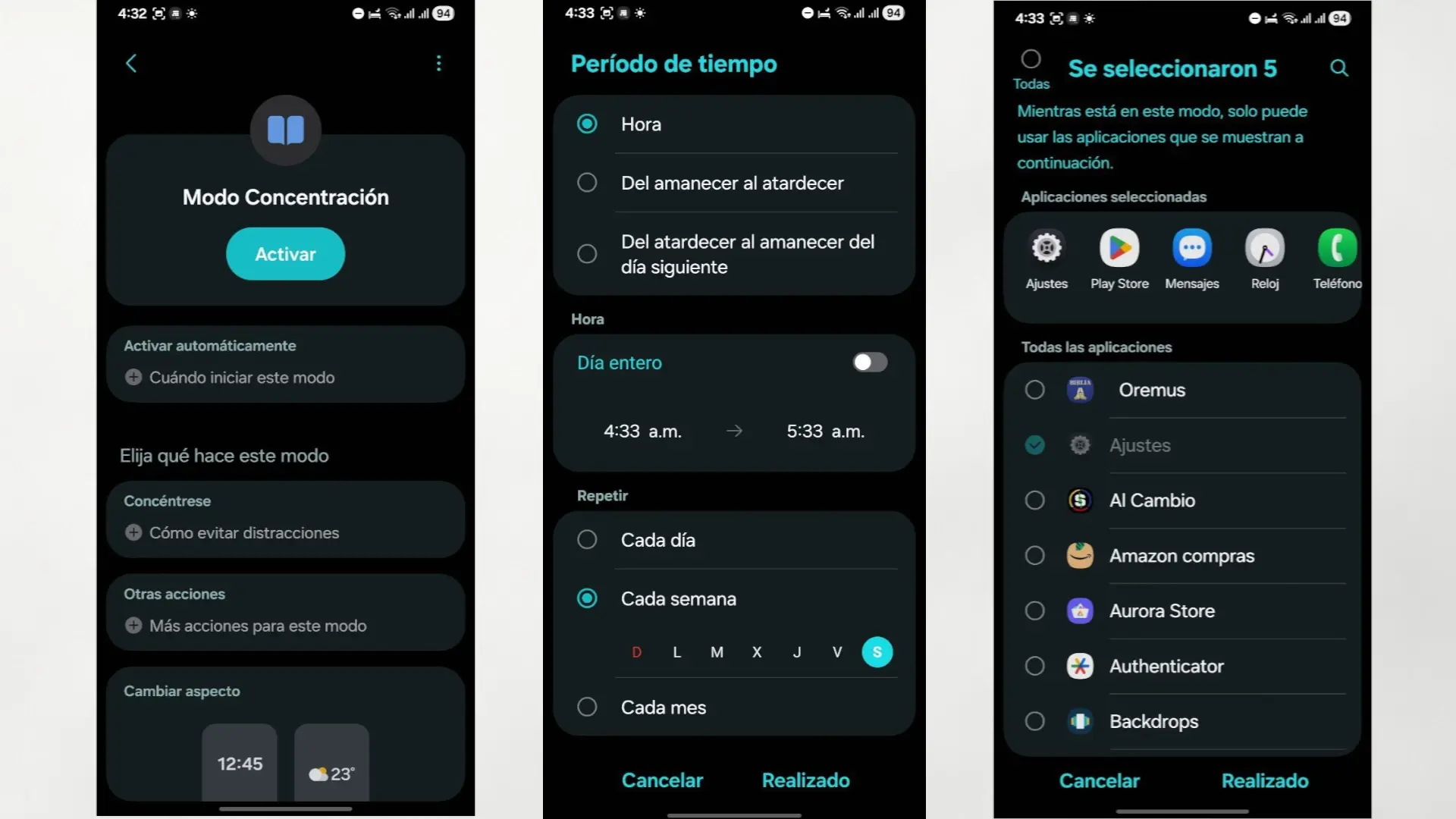 El Modo Concentración es lo mejor para la productividad