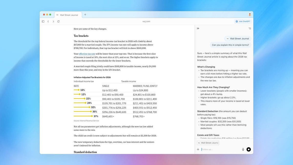 Falla de seguridad en el navegador Atlas alerta a los fans de OpenAI