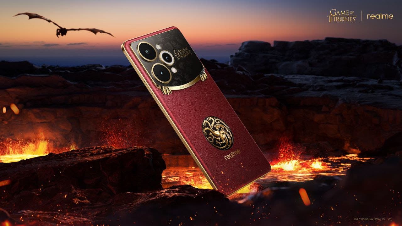 Diseño general del Realme 15 Pro Game of Thrones Edition