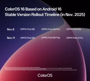 Calendario oficial de Android 16 con ColorOS 16 despliegue global