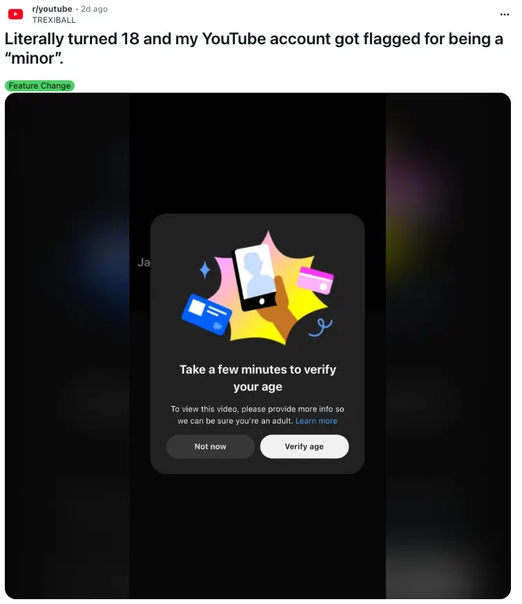Restricciones de Youtube para adultos está causando polémica