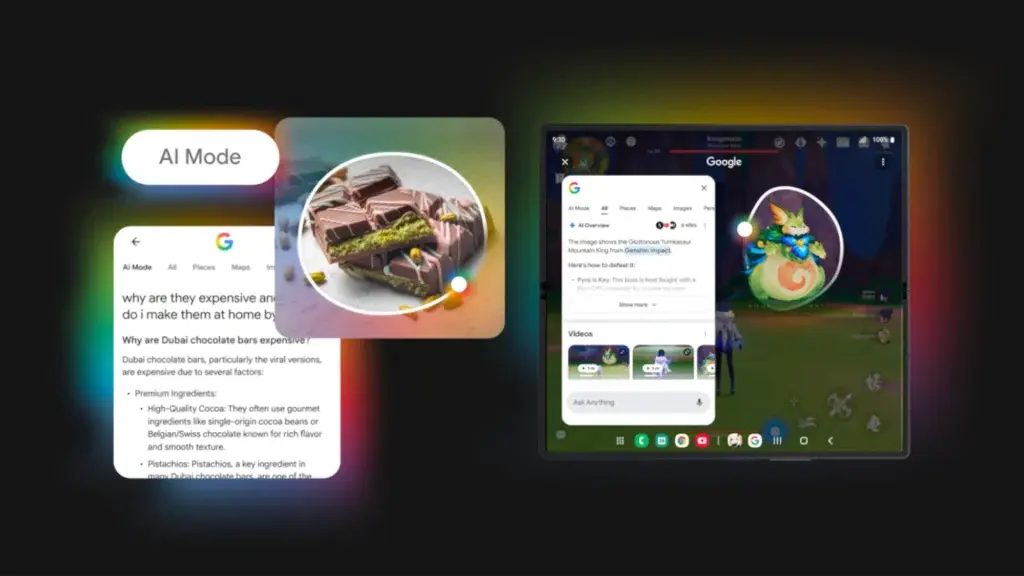 Circle to Search ahora integra el Modo IA para conversar sobre el contenido de tu pantalla