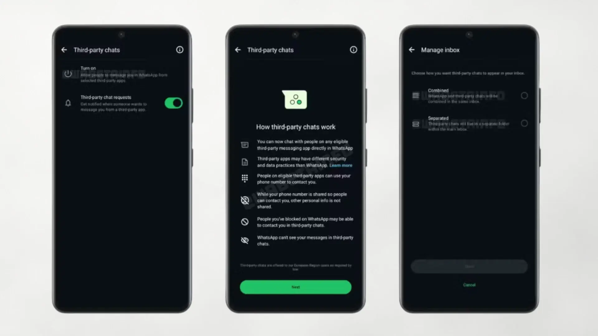 WhatsApp will integrate chats from third-party applications: all the information