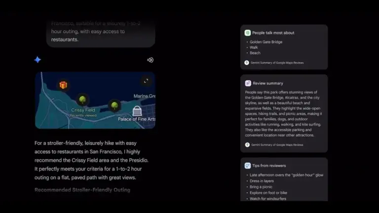 La app Gemini se actualiza: ahora muestra mapas, puntuaciones y mucho más