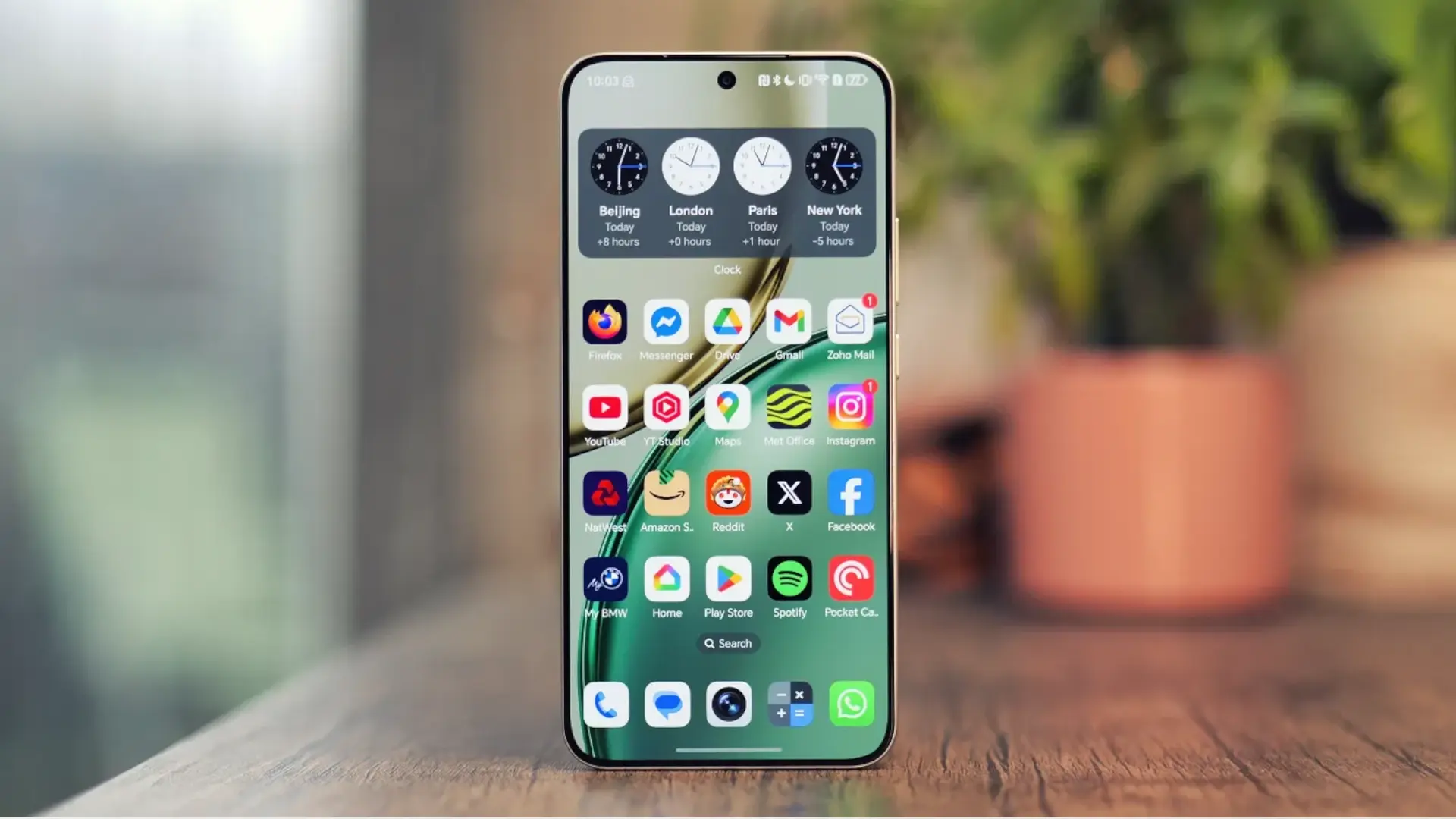 Pantalla del Honor Magic 8 Lite, el gama media con una gran batería