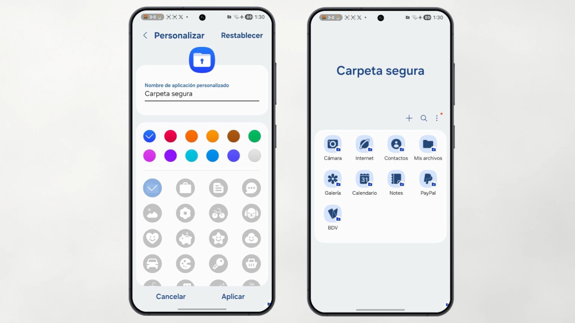 La carpeta segura es una gran opción para tratar de asegurar las apps más importantes
