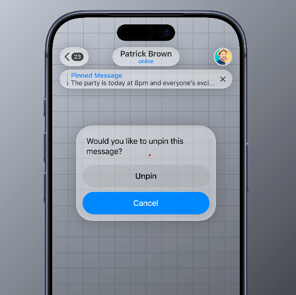 Una mayor interfaz con Liquid Glass ha llegado en Telegram en los dispositivos con iOS