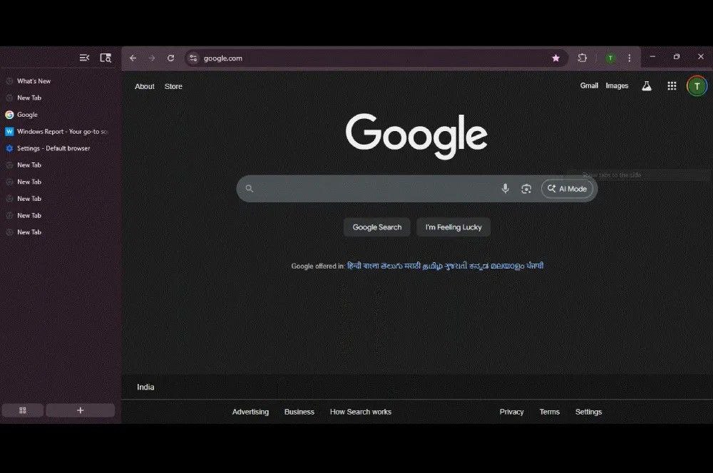 Google Chrome con pestañas verticales es un Plus que puede ser más útil
