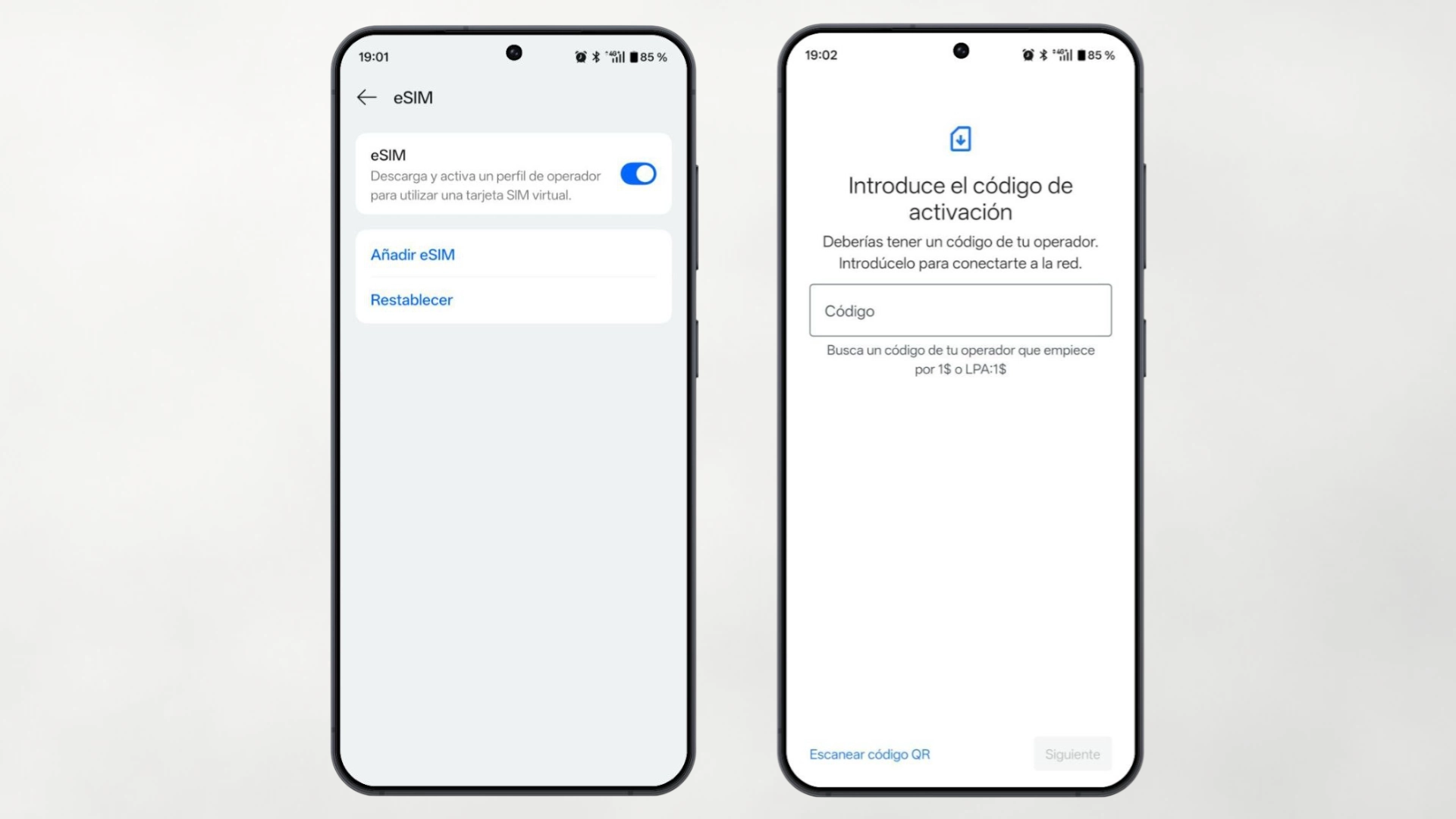 La tarjeta Esim como la base de todo para activar los datos