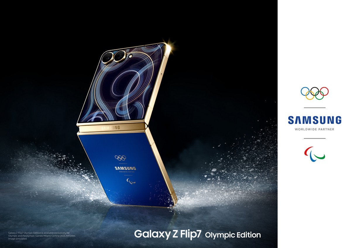 Aspecto clave del Galaxy Z Flip 7 Olympic Edition