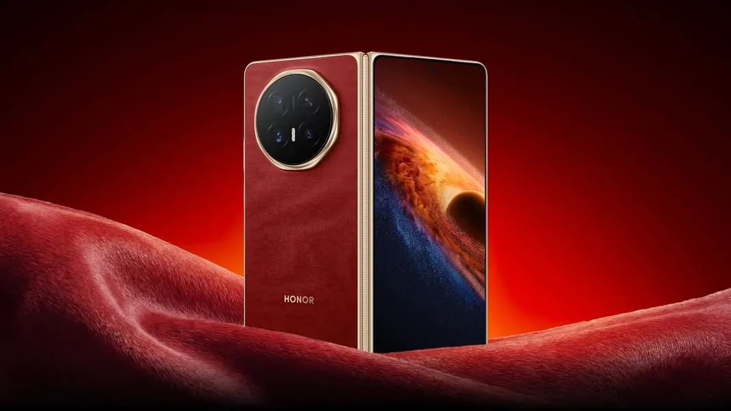 Diseño general del Honor Magic V6, el más delgado