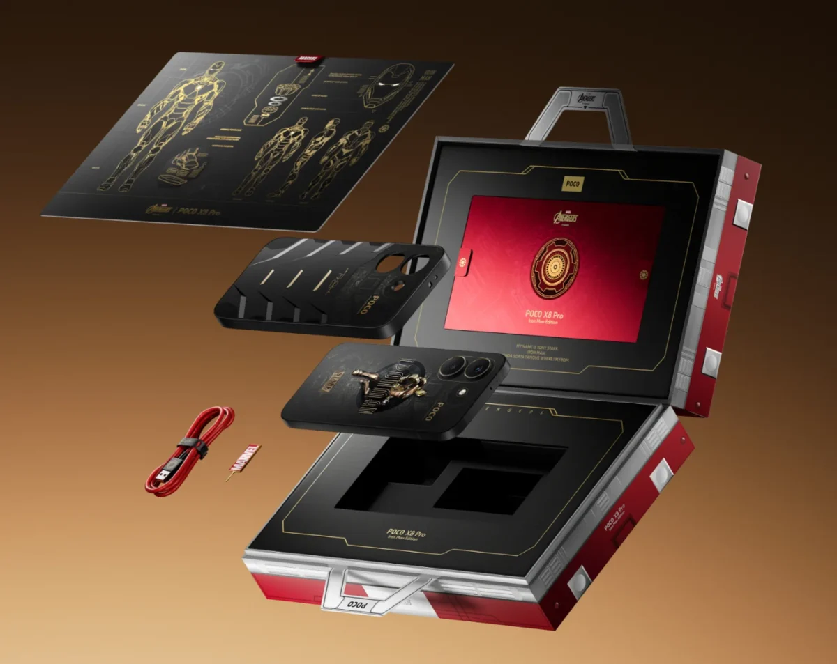 Extras interesantes en la versión POCO X8 Pro Iron Man Edition 