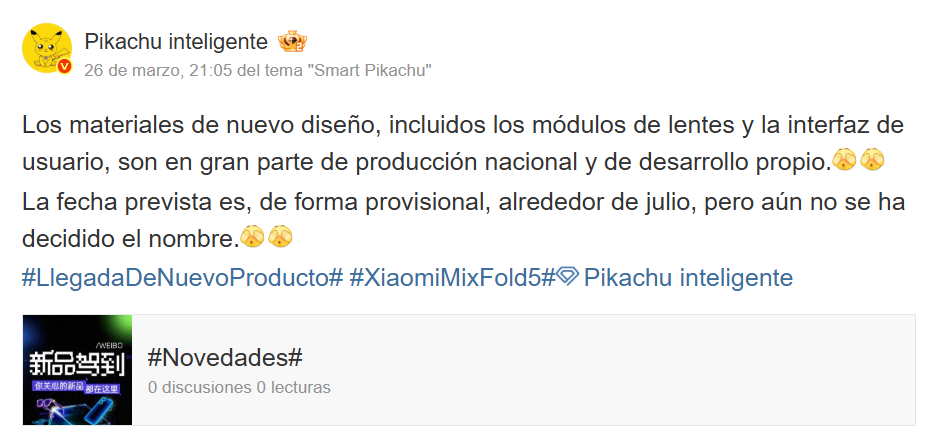 Rumores sobre el nuevo plegable de Xiaomi, te contamos los detalles