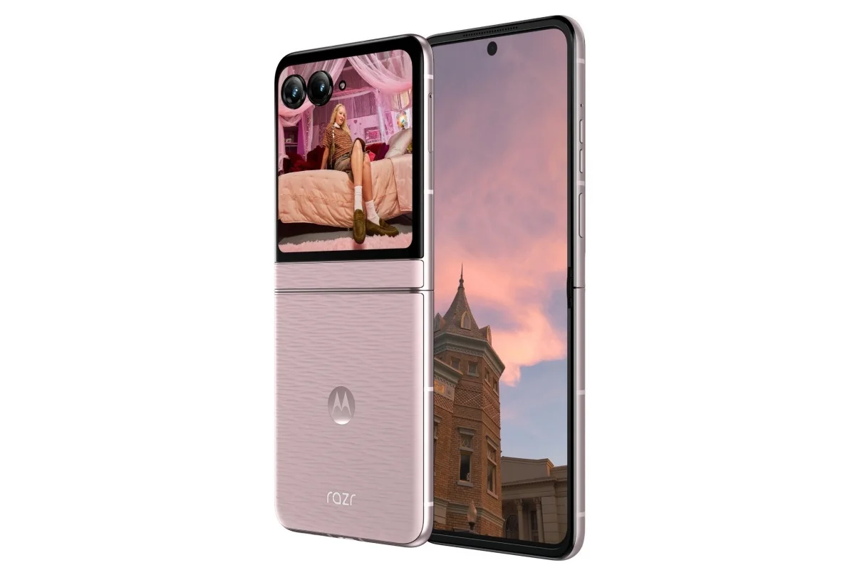 Diseño general del Motorola Razr 70, el plegable barato de la empresa