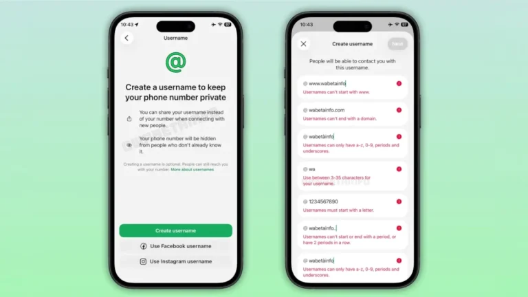 Adiós a compartir tu número en WhatsApp: los esperados nombres de usuario aterrizan en la beta