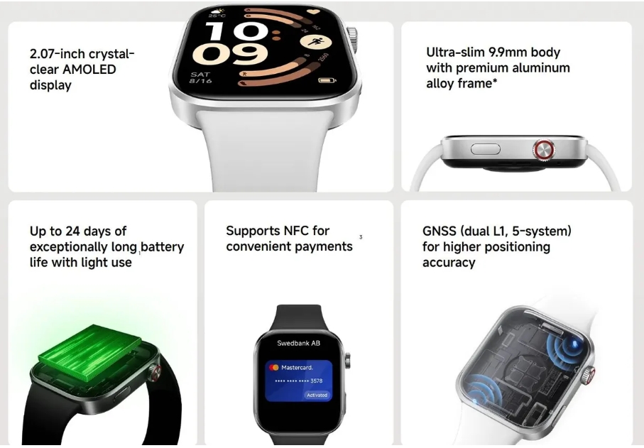 Características del Redmi Watch 6 global 