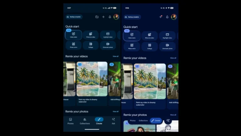 Google Fotos se actualiza en Android: así es la nueva barra inferior flotante