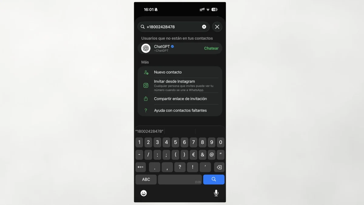 Los detalles de como activar ChatGPT en Whatsapp