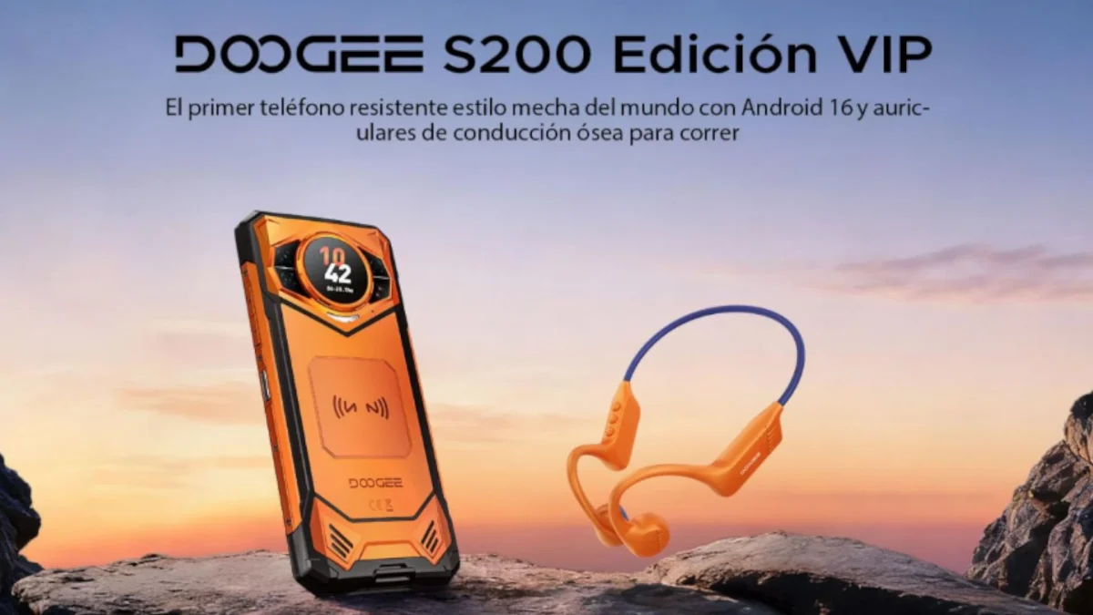 DOOGEE S200 Edición VIP: resistencia militar, diseño llamativo y auriculares de conducción ósea